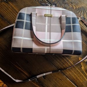 Kate Spade | Small Felix Pink Plaid Satchel